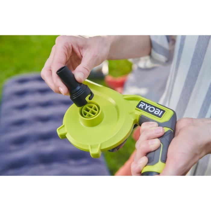 RYOBI Air Pump/Deflator - 4V - 200 L/min - 3 Nozzles