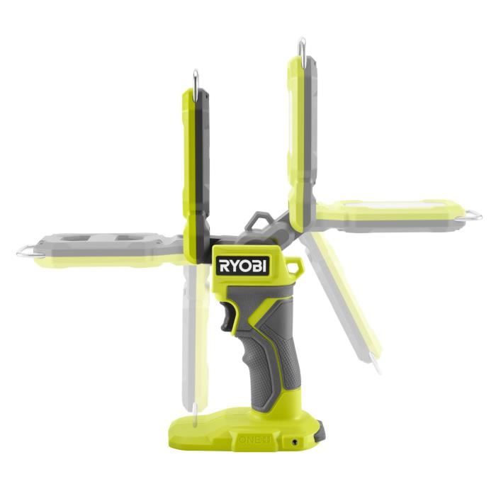 RYOBI Compact LED Lantern - 18V - 800/ 400/ 1000 Lumens - Foldable with Hook