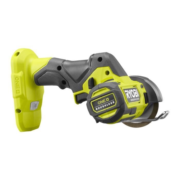 RYOBI Compact Angle Grinder - Brushless - 18V - 76 mm Diameter - 20,000 RPM - 16 mm Cutting Capacity