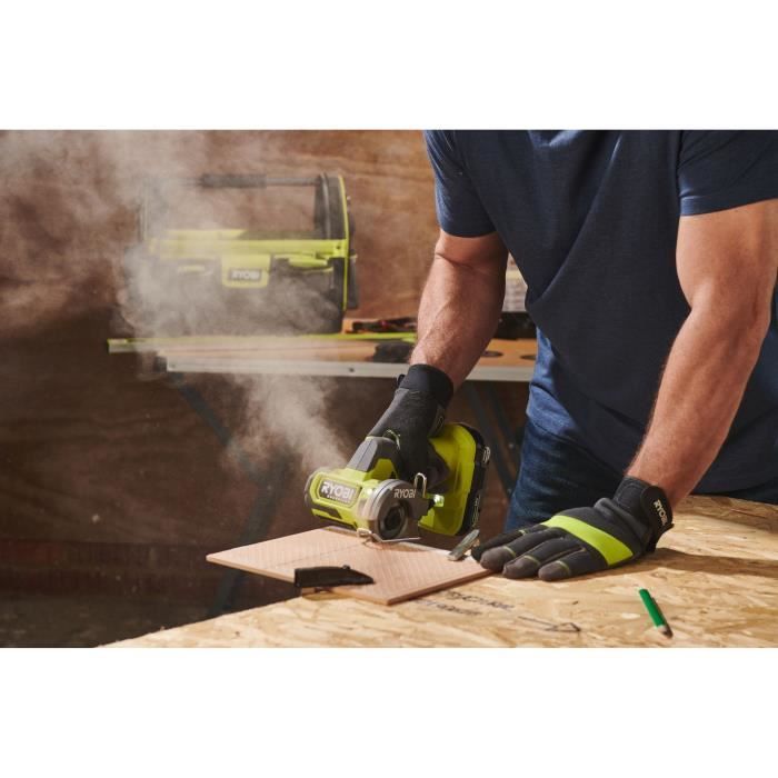 RYOBI Compact Angle Grinder - Brushless - 18V - 76 mm Diameter - 20,000 RPM - 16 mm Cutting Capacity