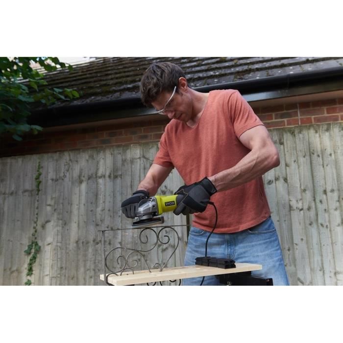 RYOBI Angle Grinder 600W 115 mm - RAG600-115 G + Metal Grinding Disc