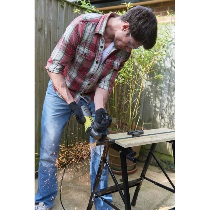 RYOBI Angle Grinder 600W 115 mm - RAG600-115 G + Metal Grinding Disc