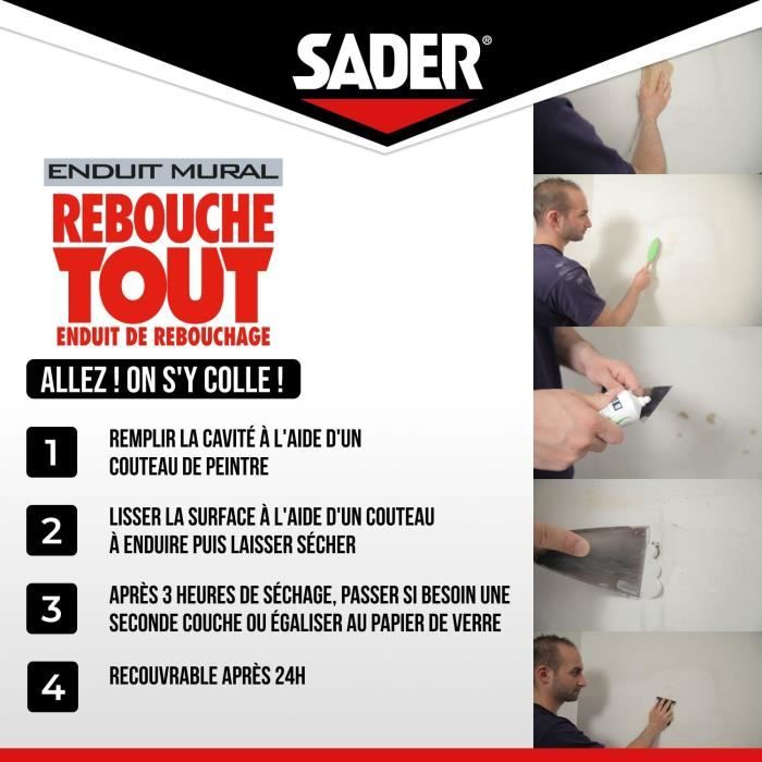 SADER All-Purpose Filler - 330 g - Ready to Use - For Holes and Cracks