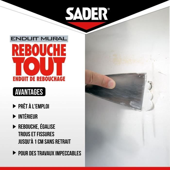 SADER All-Purpose Filler - 330 g - Ready to Use - For Holes and Cracks