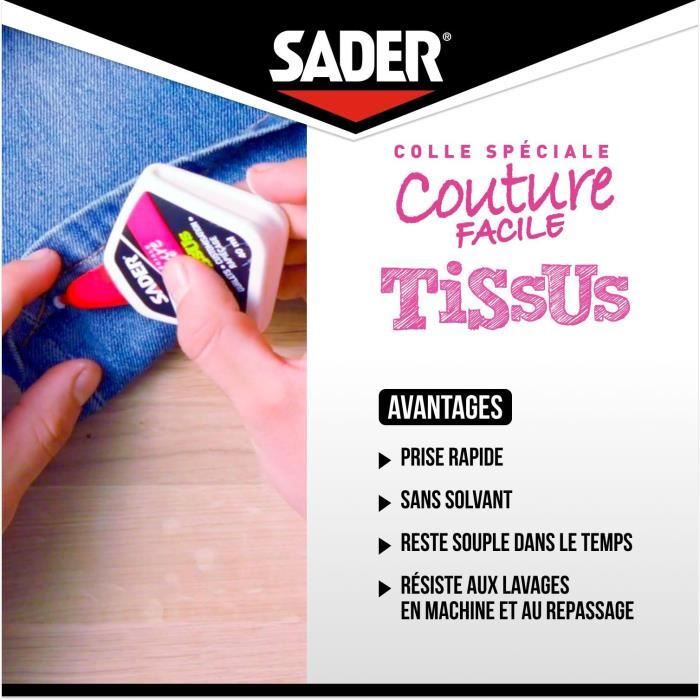 SADER Fabric Glue - Wash-resistant - 40 ml Bottle