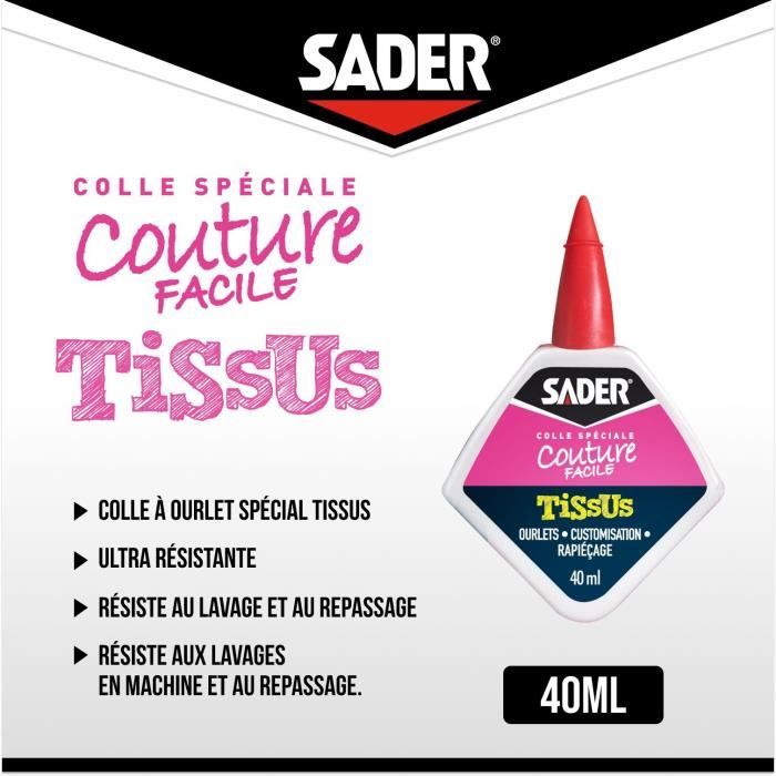 SADER Fabric Glue - Wash-resistant - 40 ml Bottle