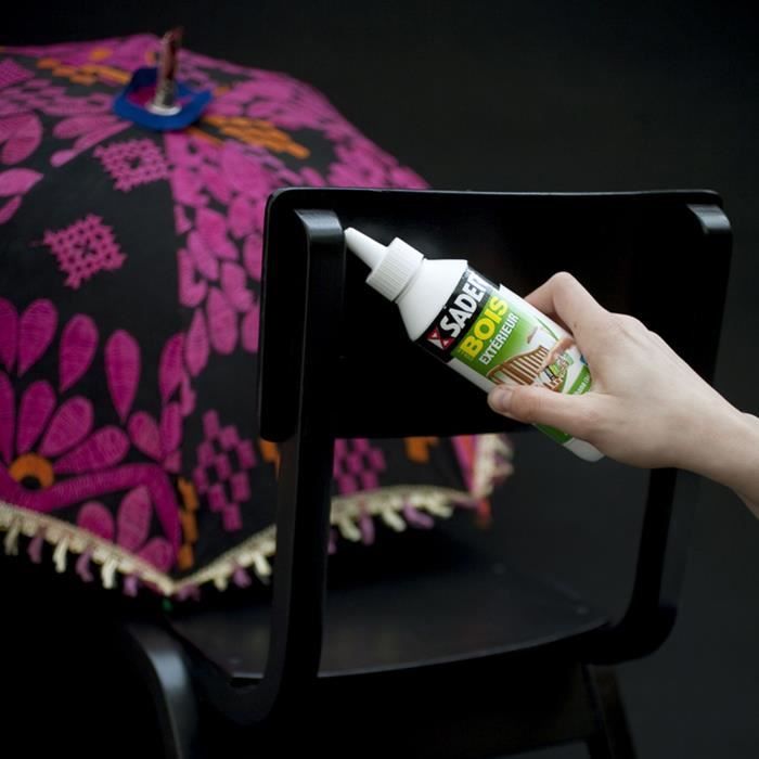 SADER PU Exterior Wood Glue - 250 g Bottle - Ultra Resistant - Humidity and Heat Resistant