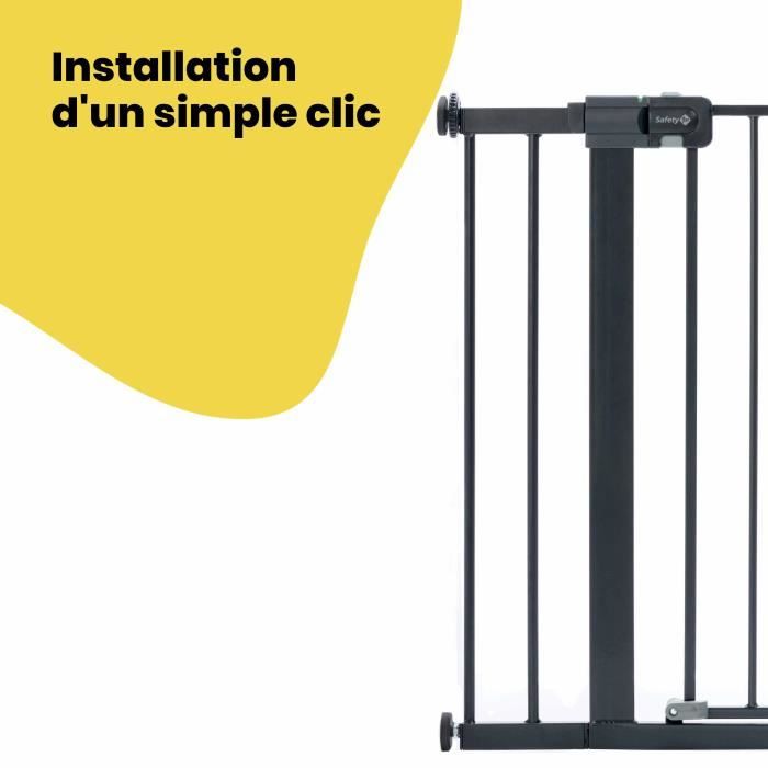 SAFETY 1st Safety Gate Extension - 14 cm - Black Metal