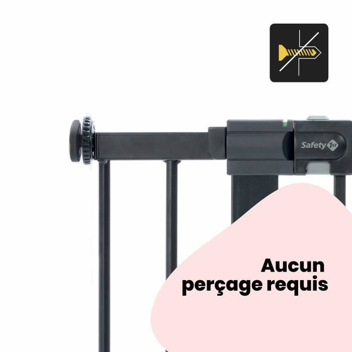 SAFETY 1st Safety Gate Extension - 14 cm - Black Metal
