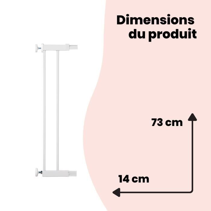 Safety 1st Safety Gate Extension 14 cm - White SF1
