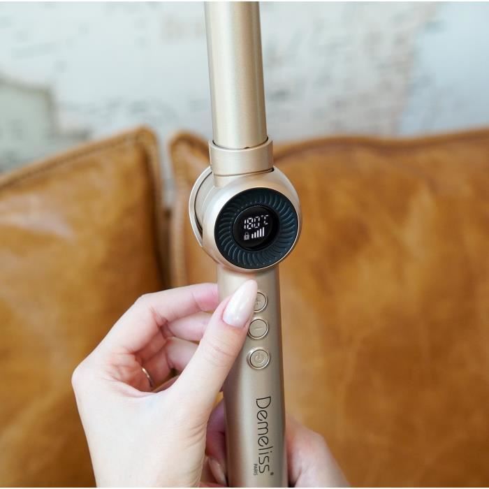 SAINT ALGUE Demeliss CURL POWER Curling Iron with 10 Temperature Settings and 25 mm Barrel 25-mm-Stab