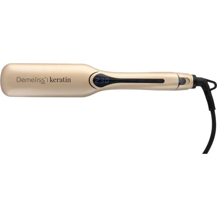 Hair Straightener - SAINT ALGUE Demeliss Kera-GOLD XL - 45 mm Plates, 14 Settings