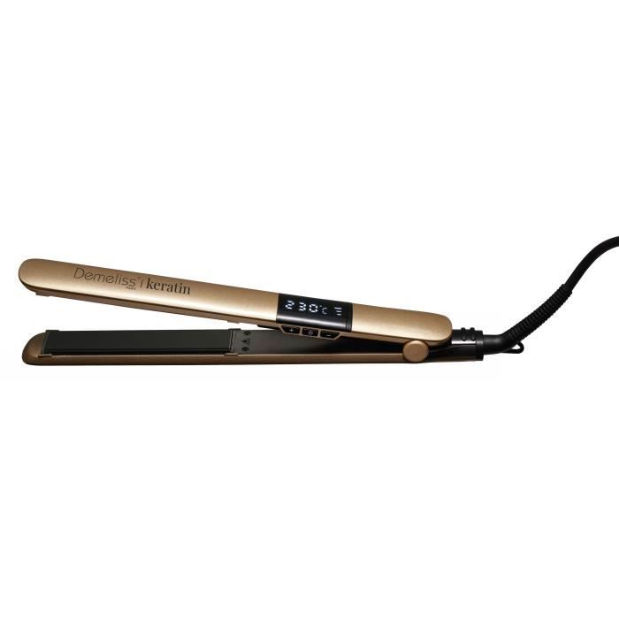 SAINT ALGUE Hair Straightener - Demeliss Kera-GOLD 2 in 1 - 150 to 230°C