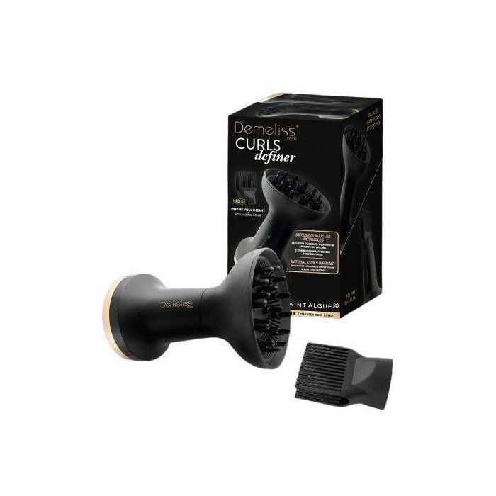 DEMELISS Hair Dryer CURLS DEFINER Diffuser 3 Speeds Temperatures Black