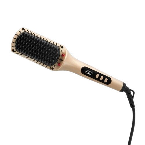 DEMELISS Heated and Straightening Brush - 21350 LISS&GO - 6 Temperature Settings - Up to 230°C