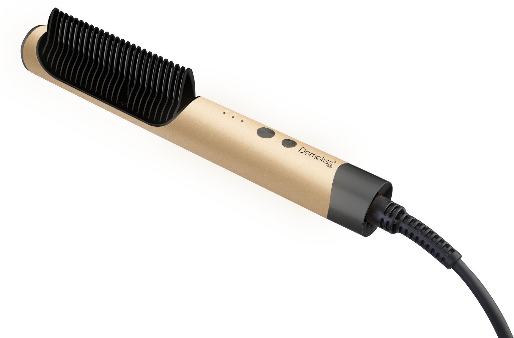 SAINT ALGUE Smoothing Comb - Demeliss DEEP & SMOOTH - 3 Temperature Settings - Gold