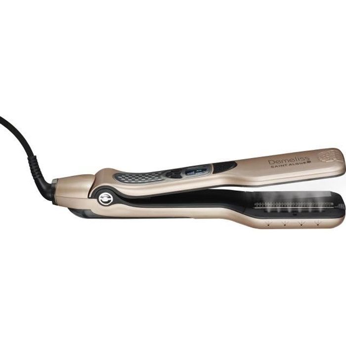 SAINT ALGUE Steam Straightener - Demeliss TITANIUM - High-Performance, Intense Hydration - All Hair Types