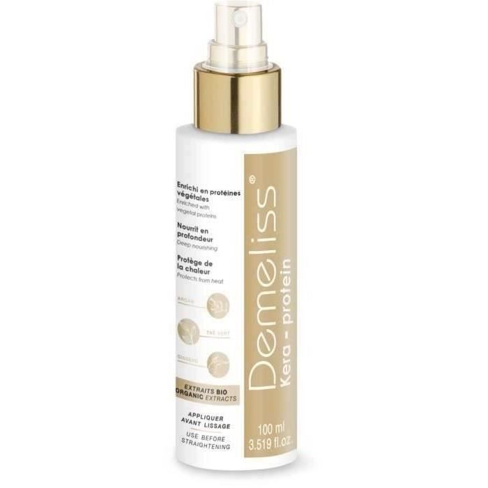 SAINT ALGUE Steam Hair Straightener - Demeliss TITANIUM LOVE Premium Set - Exclusive Color + 100 ml Keratin Treatment