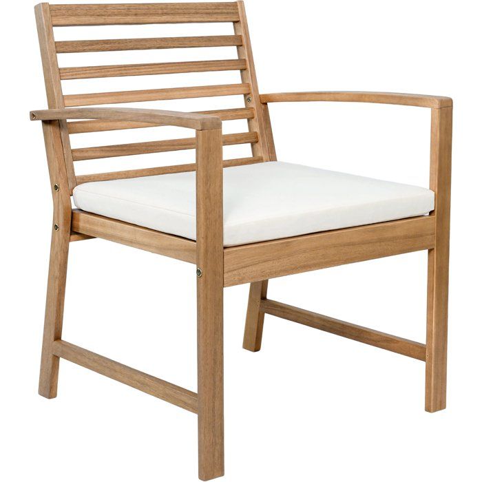 Cali Garden Furniture Set - FSC Acacia Wood - 2 Person - Ecru