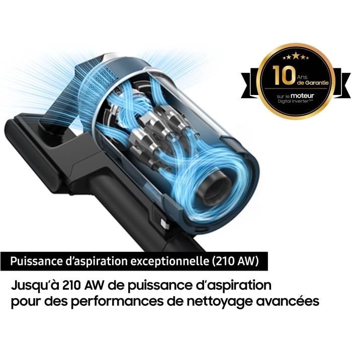 SAMSUNG Jet 95 Premium VS20C95EFTB Cordless Stick Vacuum Cleaner - 210 AW Power - 60 Min