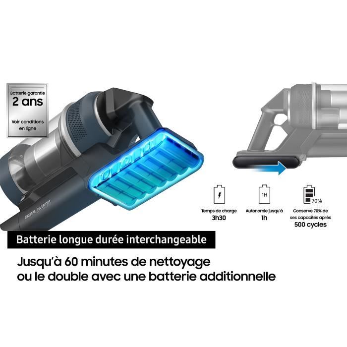 SAMSUNG Jet 85 Complete VS20C85G4TB Cordless Stick Vacuum Cleaner - 210 AW Power - 60 Min