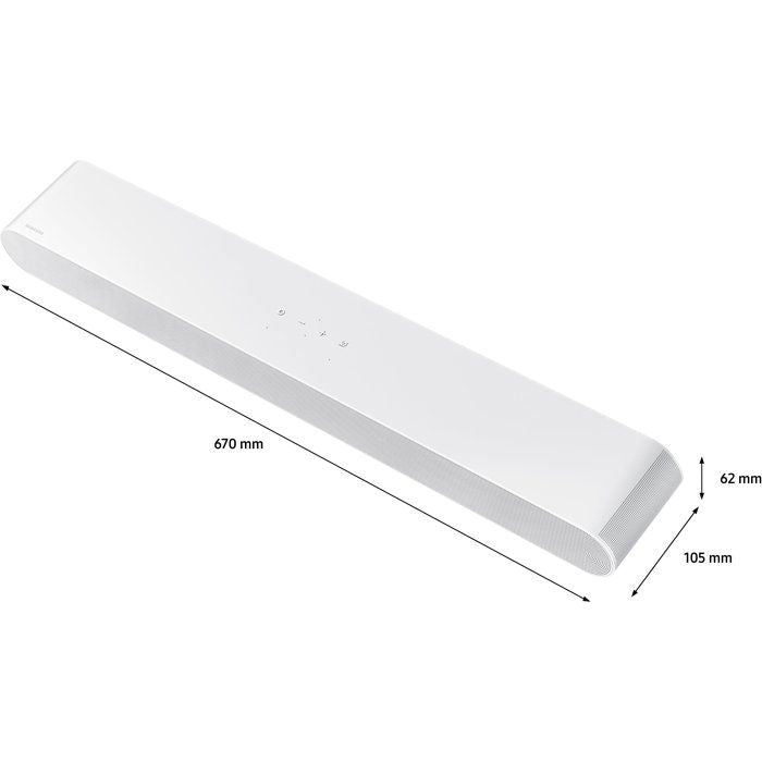 Barre de son - SAMSUNG - HW S67D/XE - S Series - 5.0Ch - Bluetooth - Dolby Digital Plus - Blanc