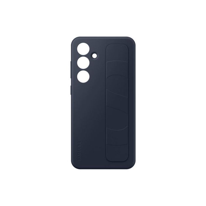 Samsung Silicone Case with Strap for Galaxy S24 FE - Dark Blue