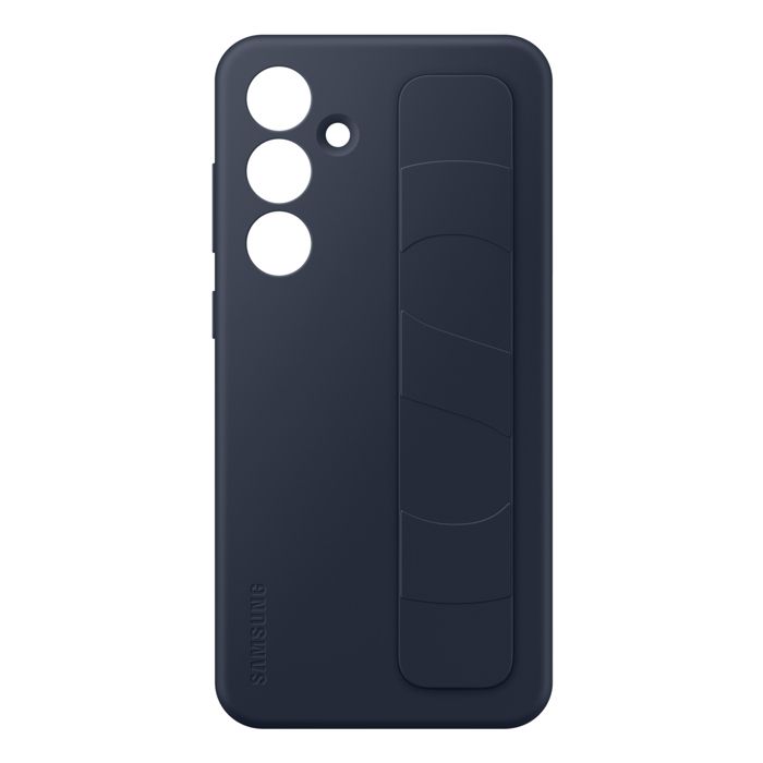 Samsung Silicone Case with Strap for Galaxy S24 FE - Dark Blue