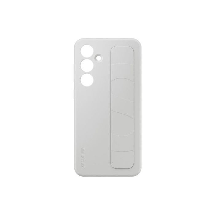 Samsung Galaxy S24 FE Silicone Case with Strap - Gray