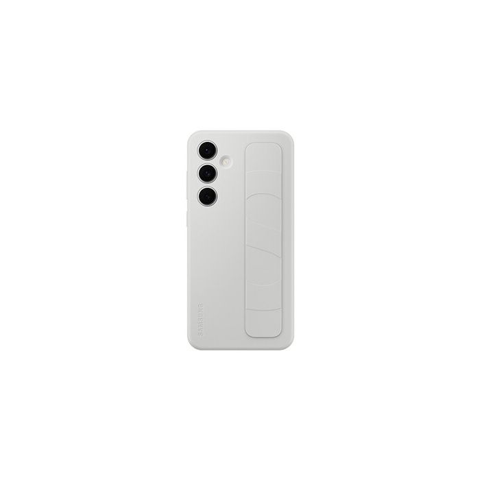 Samsung Galaxy S24 FE Silicone Case with Strap - Gray
