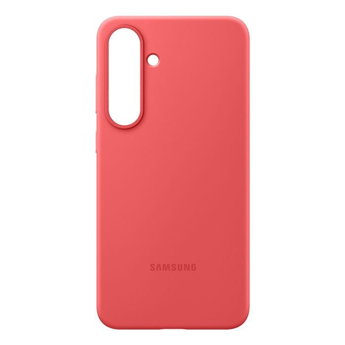 Samsung Protective Case for Galaxy S25 Plus - Soft Silicone - Red