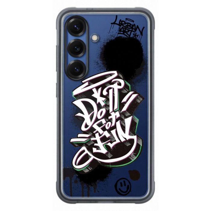Customizable Reinforced Flipsuit Case for Samsung Galaxy S25 - Black