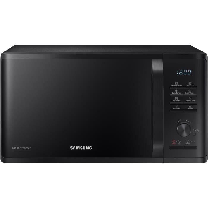 SAMSUNG Solo Microwave MS23K3555E - 23 L - Black - Electronic Control + Keep Warm Function