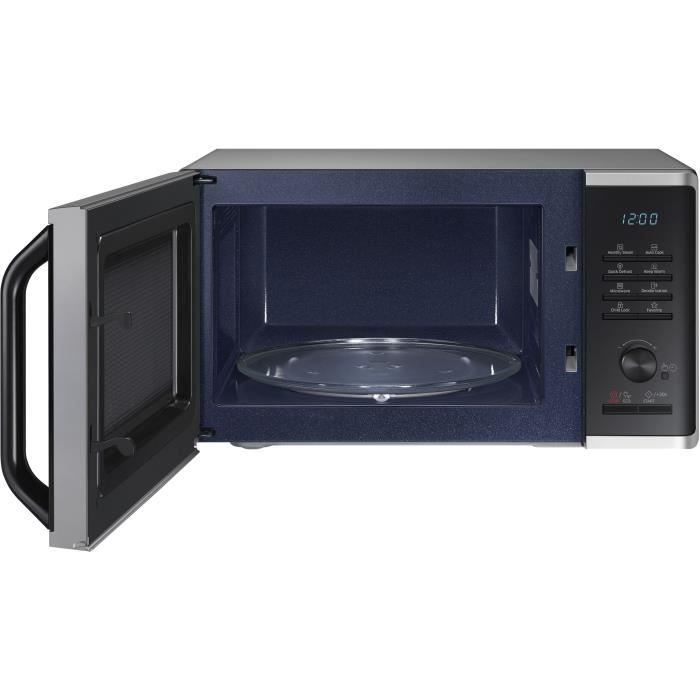 SAMSUNG Solo Microwave MS23K3555ES - 23 L - Stainless Steel - Electronic Control + Knob