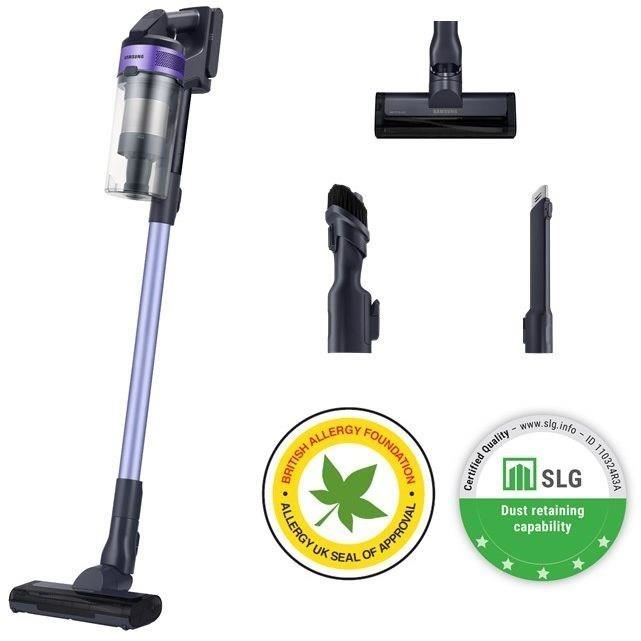 SAMSUNG Cordless Stick Vacuum Cleaner - 150 AW - Multi-cyclonic Suction - HEPA Filtration - 40 min Runtime - VS15A6031R4