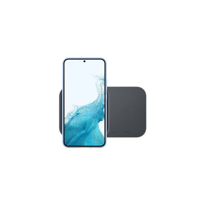 Chargeur duo sans fil rapide 15W SAMSUNG - Pad Induction - Sans adaptateur secteur - Noir