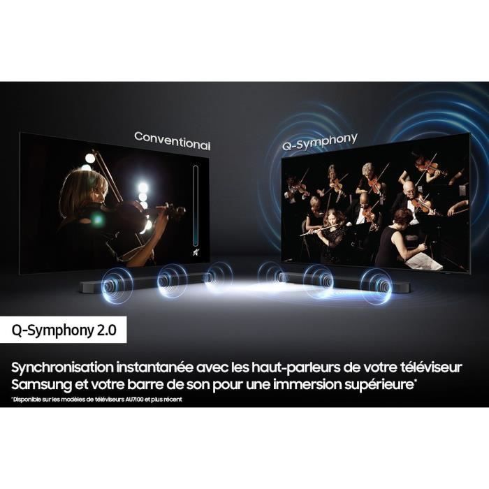 SAMSUNG Soundbar - HW-S50B - 3.0 - Integrated Subwoofer - Bluetooth