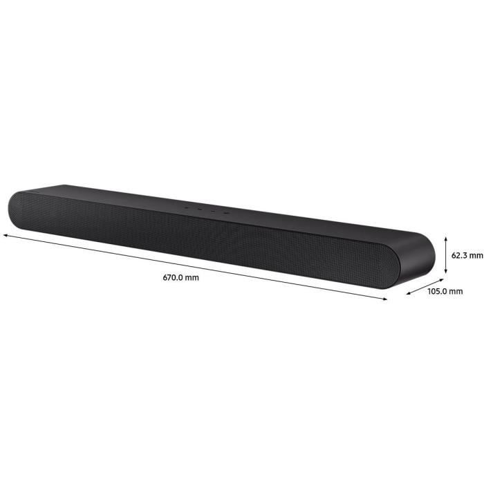 SAMSUNG Soundbar - HW-S50B - 3.0 - Integrated Subwoofer - Bluetooth