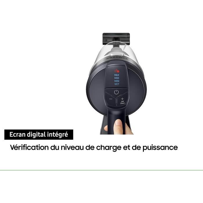 SAMSUNG Jet 75E Turbo Cordless Stick Vacuum Cleaner - 200 AW Power - Turbo Action Brush