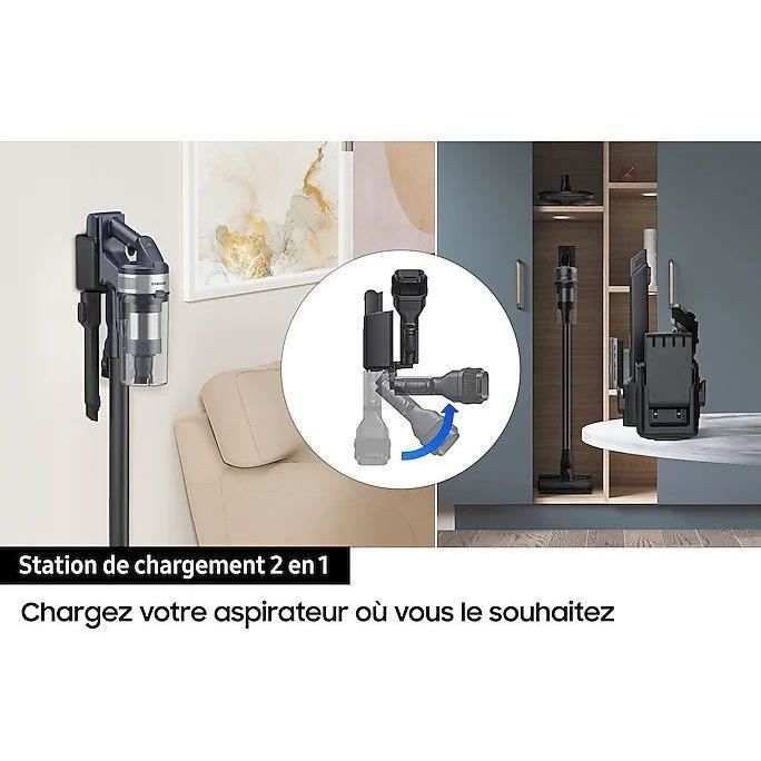 SAMSUNG Jet 75E Turbo Cordless Stick Vacuum Cleaner - 200 AW Power - Turbo Action Brush