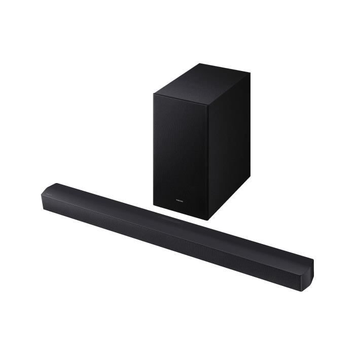 SAMSUNG Soundbar - HW-B460F - 2.1ch - 300W - 6.5" Wireless Subwoofer - Adaptive Sound Lite