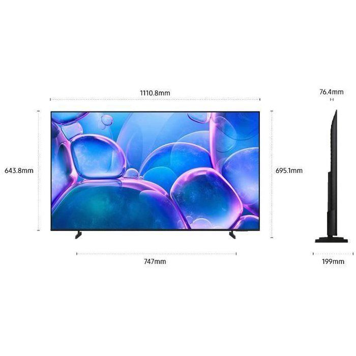 Samsung TU50U7005F - LED TV 50" (125 cm) - 4K UHD - HDR10+ - Smart TV 3xHDMI