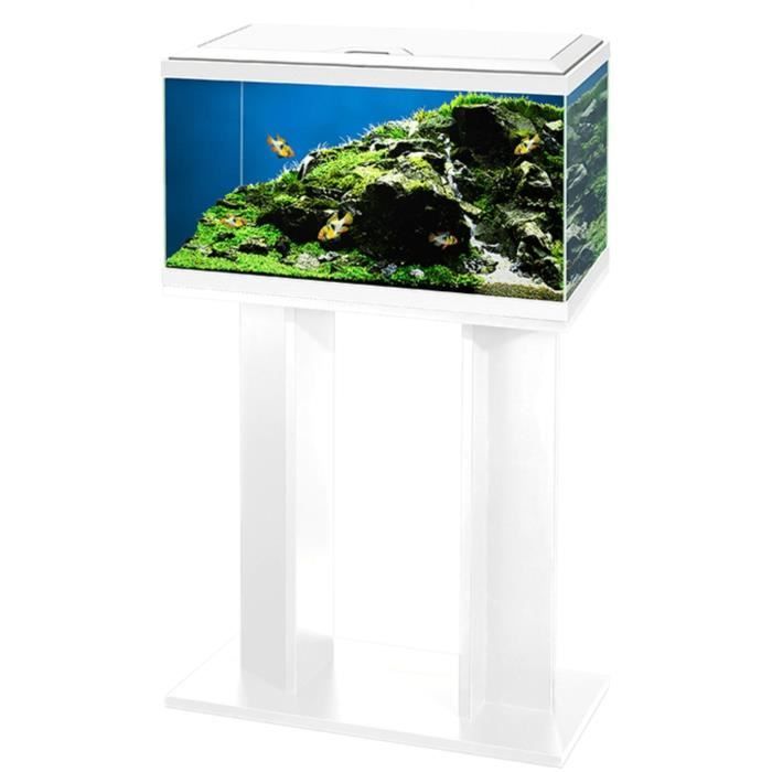 60 cm Aquarium Cabinet - White - Easy Assembly