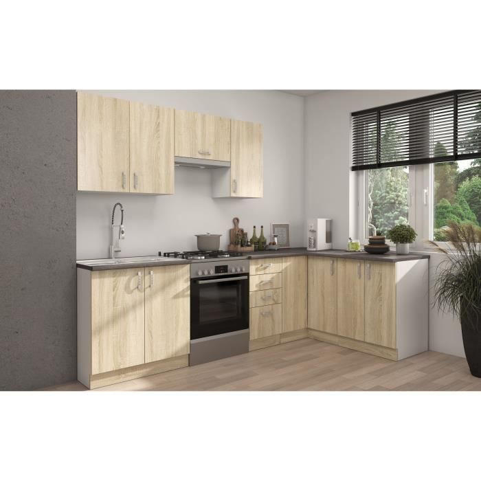 SARA High Cabinet - 1 Door - Sonoma Oak Decor - L40xD31xH71.5 cm