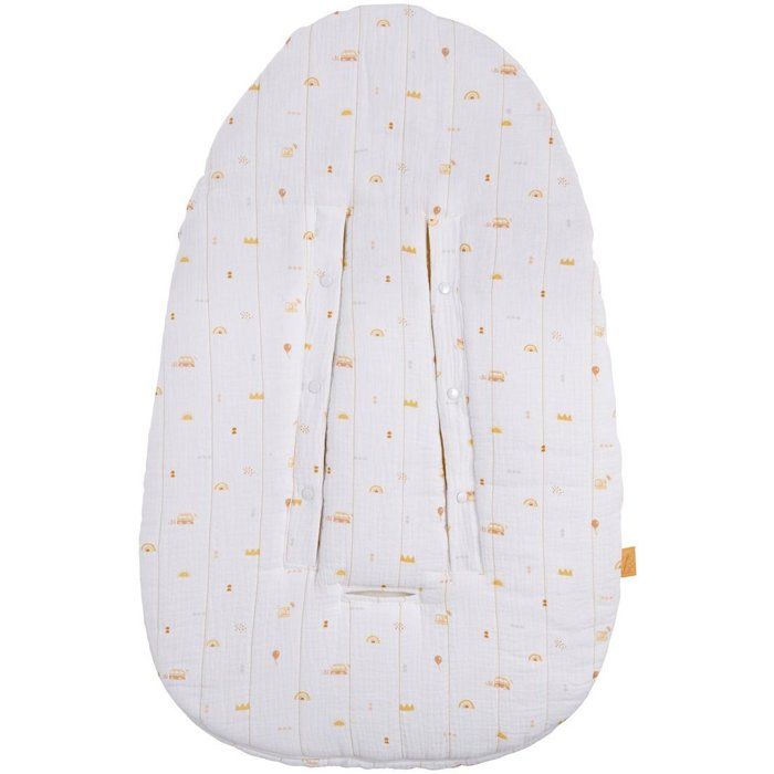 SAUTHON Baby Nest - SUNLIGHT - 0-4 Months - Cotton Muslin - Printed Pattern