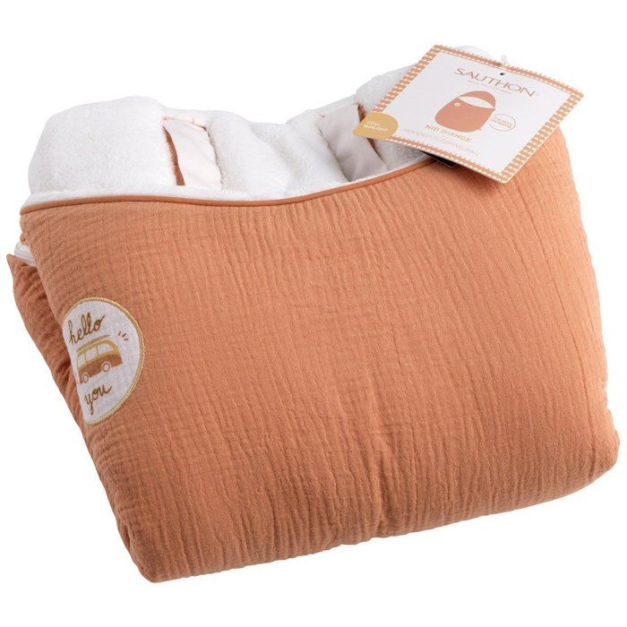SAUTHON Winter Baby Nest - SUNLIGHT - 0-4 Months - Cotton Muslin - Terra Cotta
