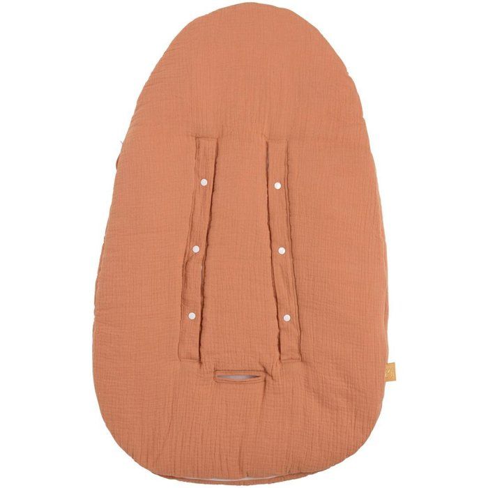 SAUTHON Winter Baby Nest - SUNLIGHT - 0-4 Months - Cotton Muslin - Terra Cotta