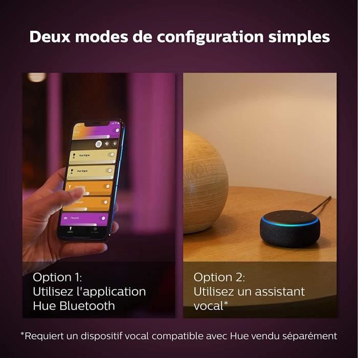 Philips Hue White & Color Ambiance Iris Bulb, Bluetooth Compatible, White