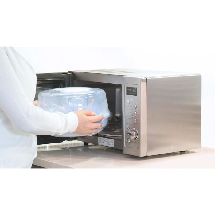 Microwave Sterilizer - PHILIPS AVENT - Rapid Steam - Blue/White - Sterilizes in 2 min