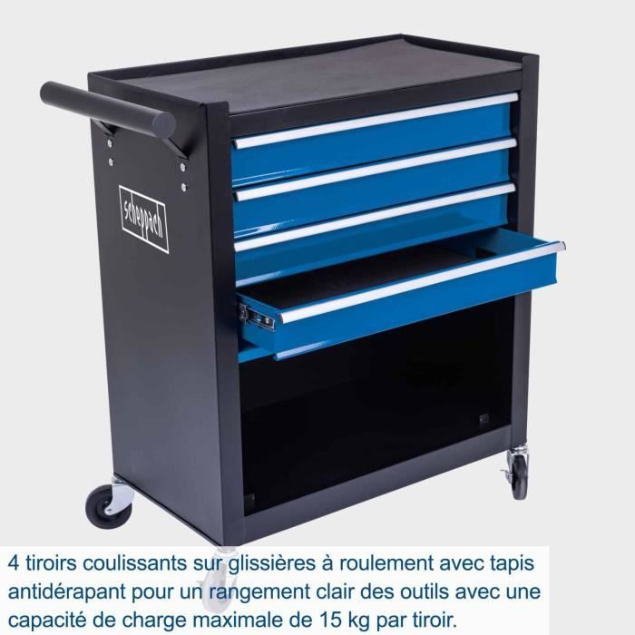 SCHEPPACH Workshop Trolley - TW1300 - Max Load 120 kg